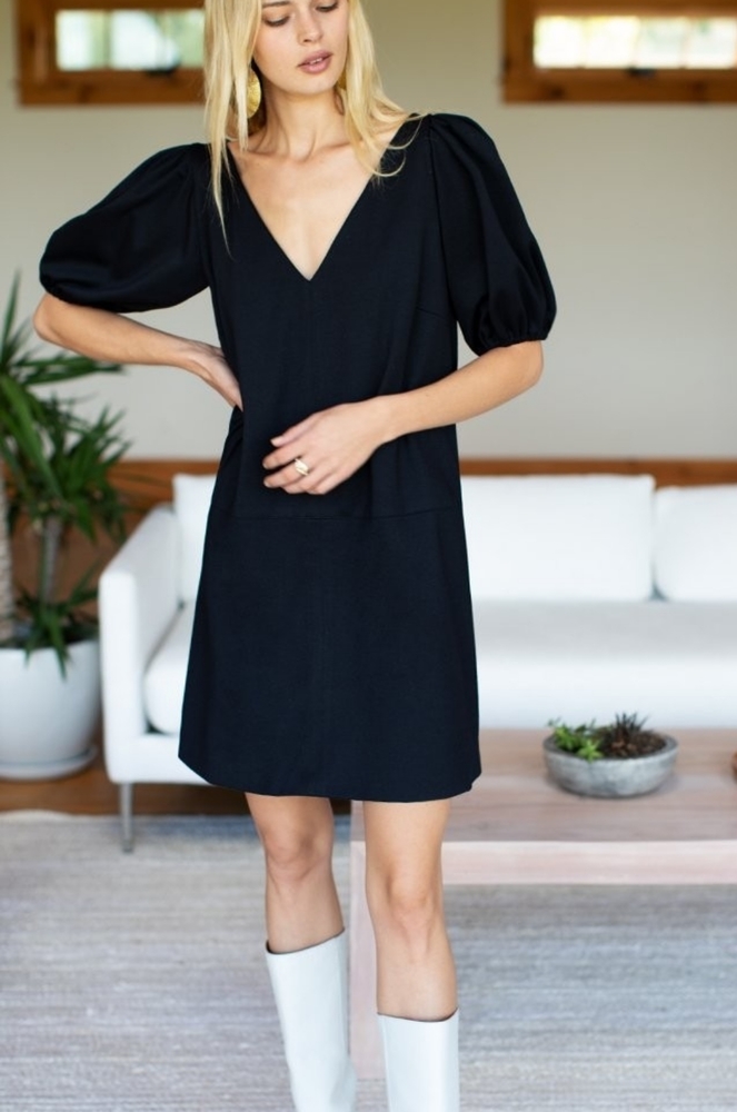 Emerson Fry Elle Dress - Black Ponte